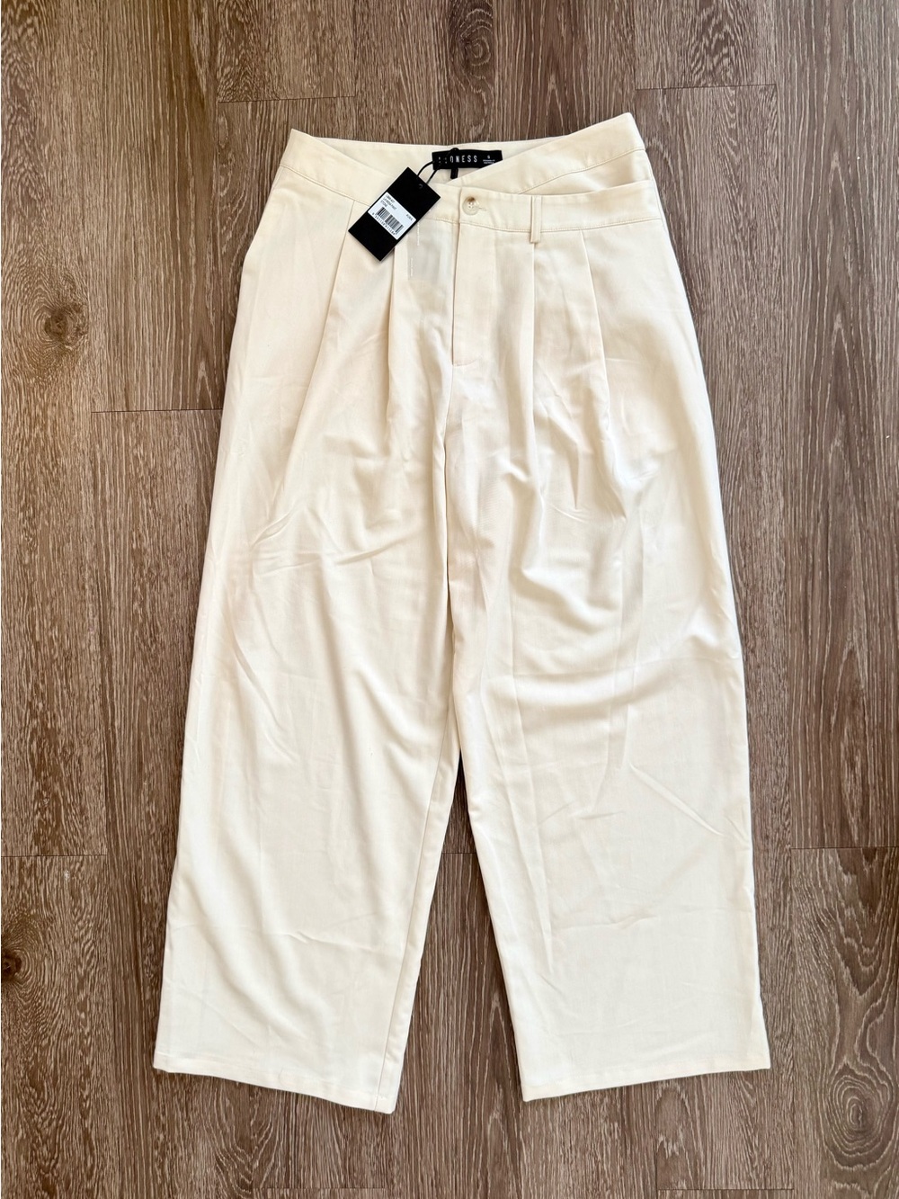 Lioness ‘La Mesa’ Stone Wide Leg Trousers Size AU8/S New with Tags